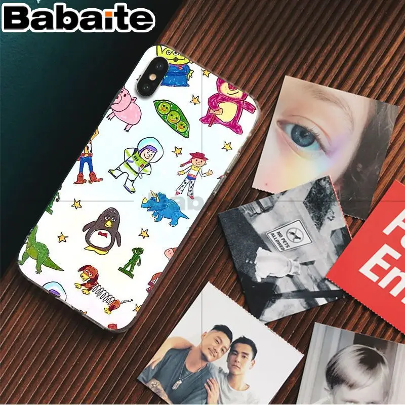 5 Babaite Toy Story Woody Забавный чехол для телефона Apple iPhone 8 7 6 6S Plus X XS max 5 5S SE XR Чехол для мобильного телефона - Цвет: 5