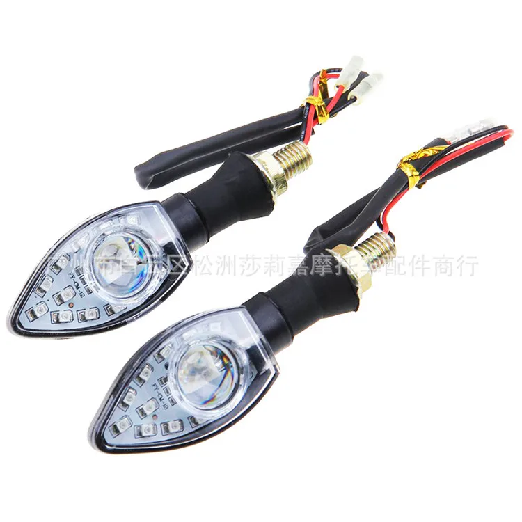 

Motorcycle LED Turn Signals Motorbike Signal Lamp Modified Accessories Universal for Suzuki Yamaha Nondestructive Installation