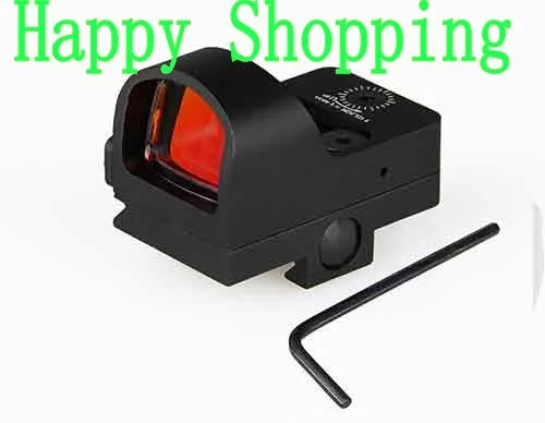 Тактический прицел 2 MOA с красной точкой для охоты Водонепроницаемый черный