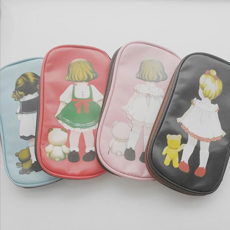 Чехол карандаш Yes Girl Cute Kawaii кожаная сумка 21 × 12 см отличный подарок для школы и