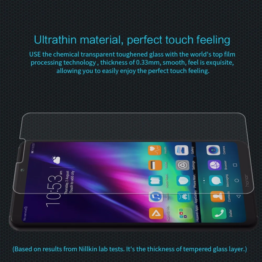 Huawei Honor Note 10 защитное стекло Защитная пленка Nillkin amazing H Анти взрыв прозрачное