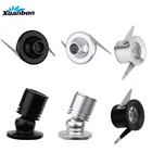 Светодиодный точечный светильник, миниатюрный потолочный Точечный светильник, s 1 Вт, 3 Вт, лампочки с поверхностным креплением для шкафа, прилавка, образца, 12 В постоянного тока