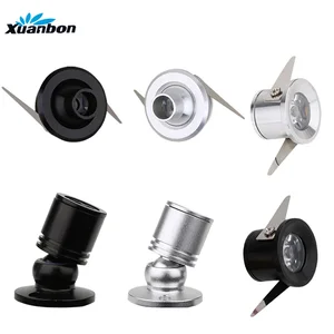 Светодиодный точечный светильник, миниатюрный потолочный Точечный светильник, s 1 Вт, 3 Вт, лампочки с поверхностным креплением для шкафа, прилавка, образца, 12 В постоянного тока