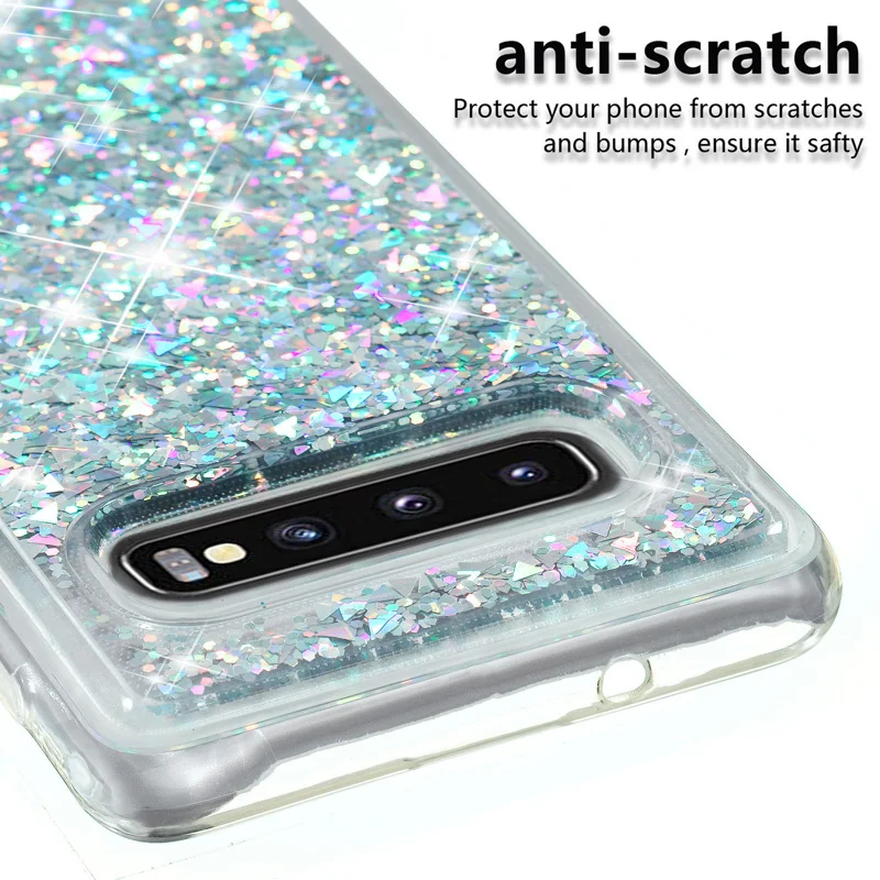 

Luxury Glitter Liquid Sand Quicksand Case Soft TPU Silicone Cover Back Skins Shell Coque Fundas for Samsung Galaxy S10 S10E/Plus