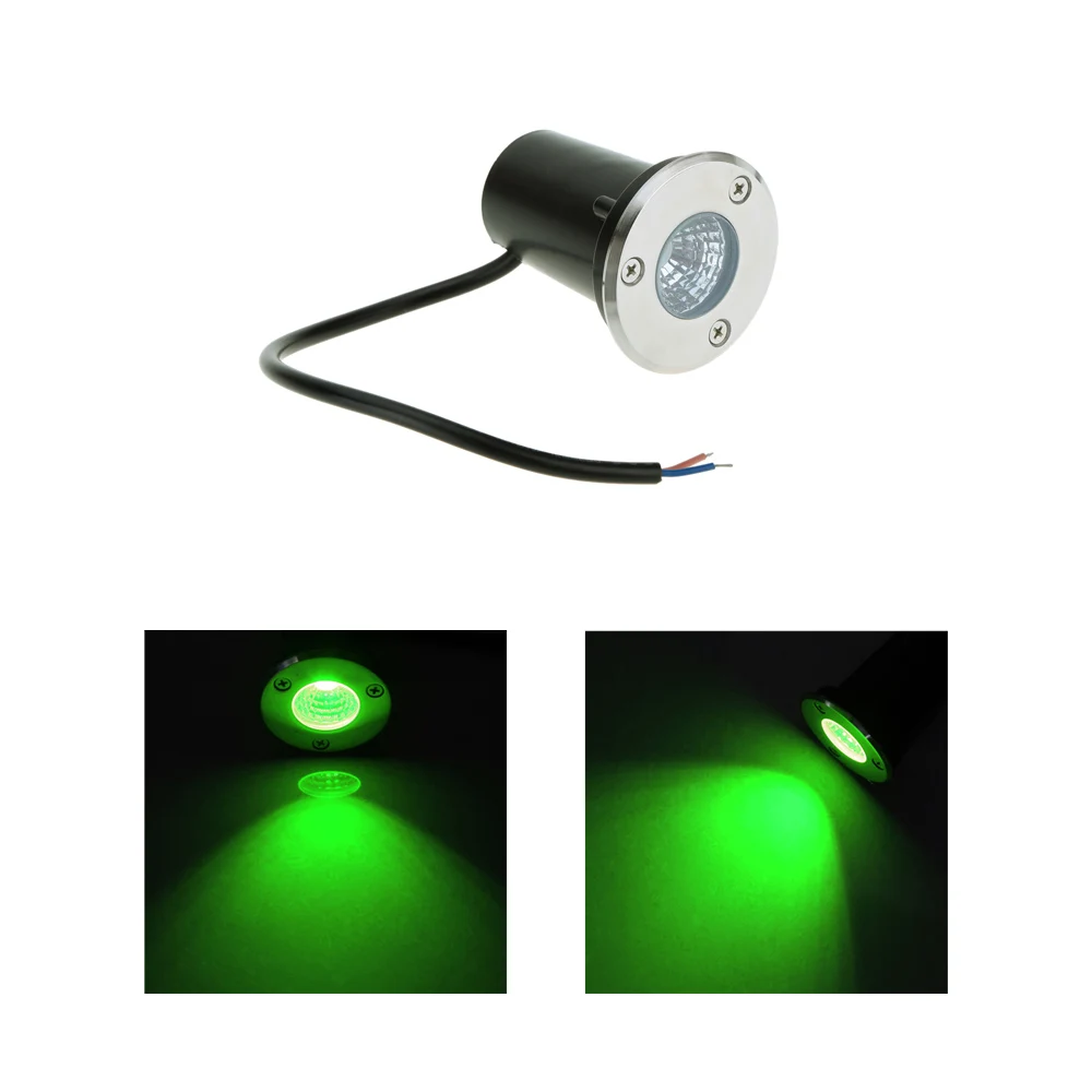Подземный светодиодный светильник высокой мощности 10 шт. 3 Вт водонепроницаемый