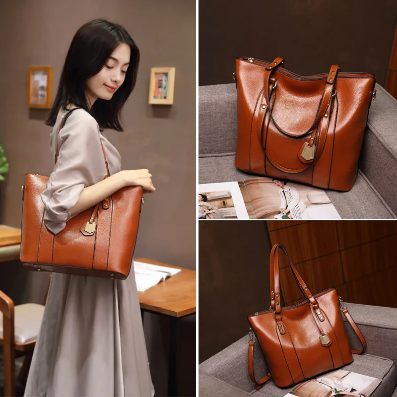 

Women Leather Handbags Female Genuine Leather Luxury Handbags Women Bags Designer Brand Shoulder Crossbody Bag Bolsos 2019C1004