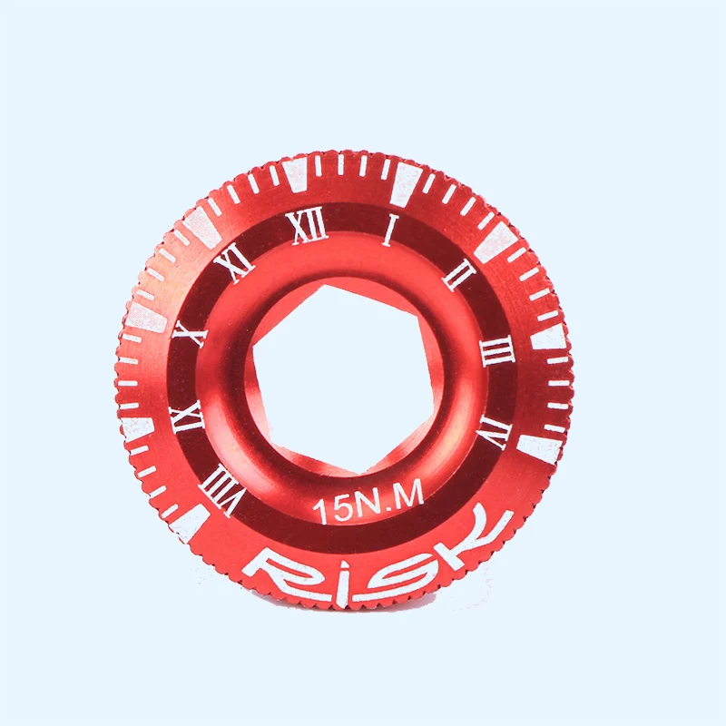 Red RISK M20x9 болт рукоятки велосипеда для горной дороги велосипед Нижний Кронштейн Крышка шатун винт для SHIMANO велосипед BB оси винты - Цвет: Red