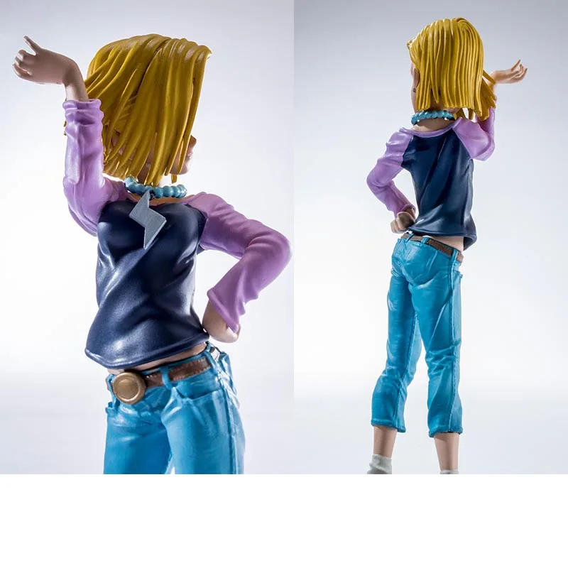 Dragon Ball для Android 18 ПВХ фигурку Модель игрушки Аниме Драконий жемчуг Z DIY Дисплей