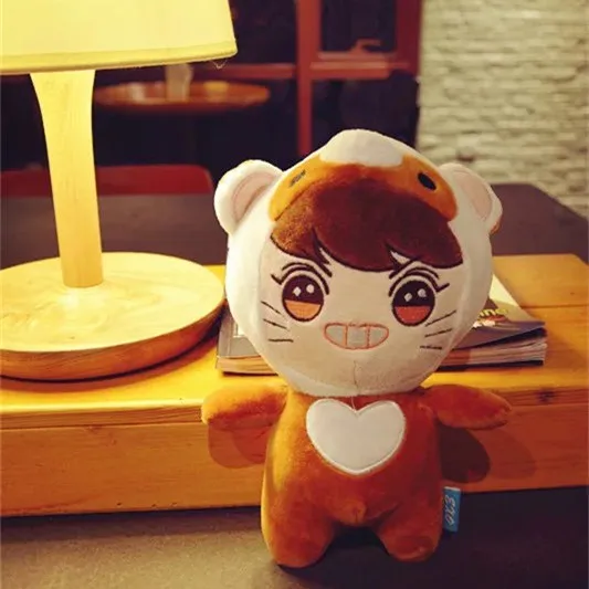 8 23 см аниме KPOP EXO D.O. Плюшевые игрушки Kawaii кукла Doh Kyungsoo детские игрушки мягкие вентиляторы ручной работы подарок подруге диван Милая подушка - Цвет: 8