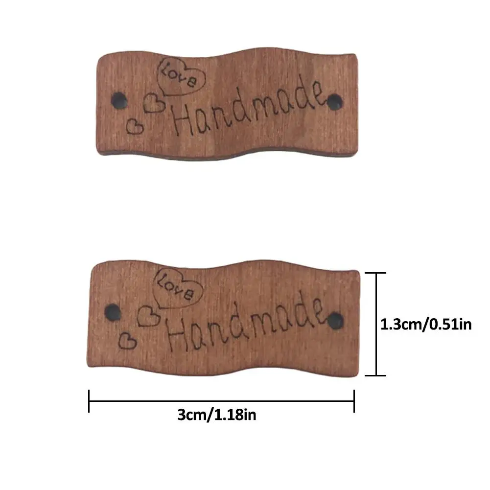 50 шт./пакет стол деревянный дом декоративная деталь ручной работы Резные ЛЮБОВЬ