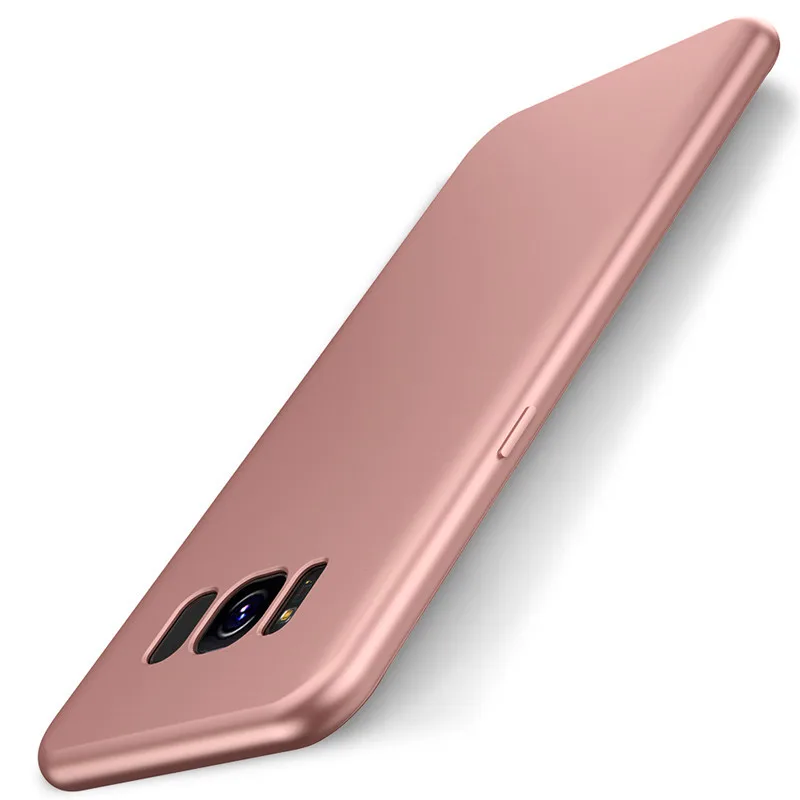 KISSCASE роскошные матовые Чехлы для samsung Galaxy S9 S8 плюс S7 S6 край чехол тонкий