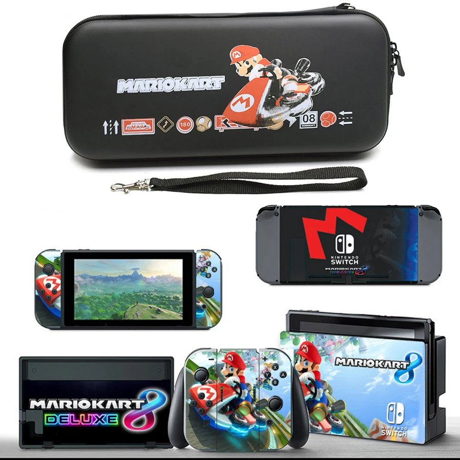 Чехол с переключателем большая сумка для хранения переноски + наклейка рисунком s