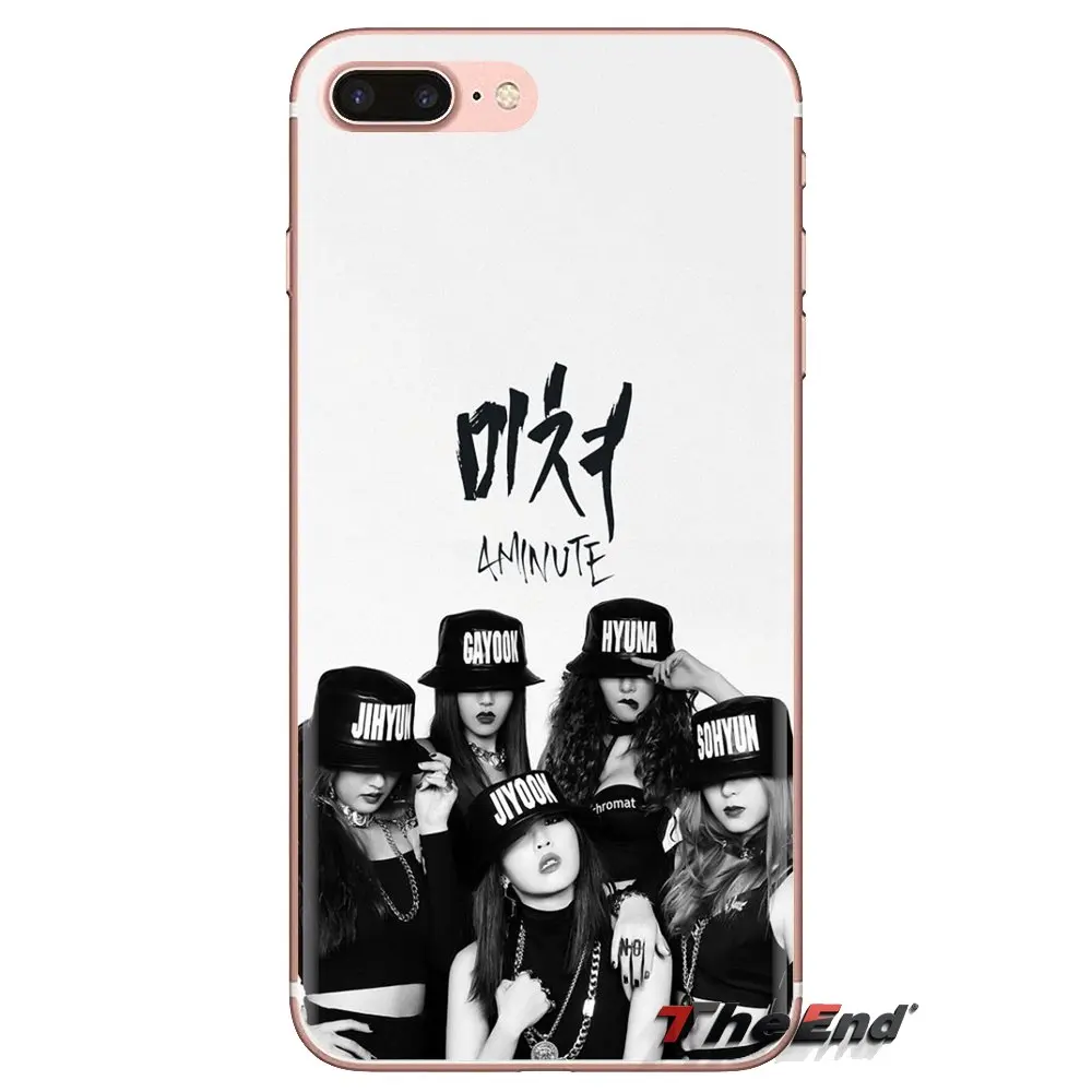 Silicone Cover 4minute 4 minute Kpop Wallpapers For Xiaomi Mi3 Samsung A10 A30 A40 A50 A60 A70 Galaxy S2 Note 2 Grand Core Prime |