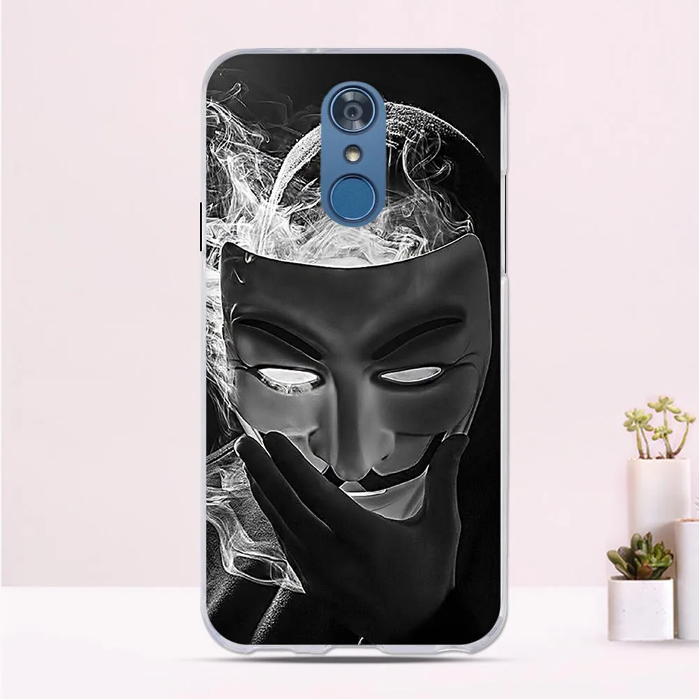 For LG Q7 Case Silicone Cover Cute Cat Q 7 Plus Q7+ Phone Protective Back alpha | Мобильные телефоны и аксессуары