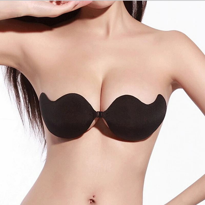 Силиконовый бюстгальтер пуш ап без бретелек Невидимый сексуальный женское белье