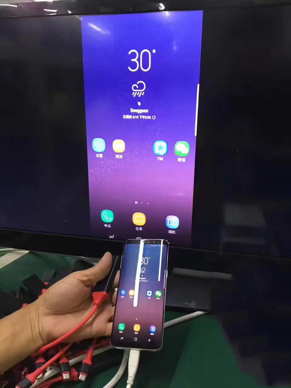 2 м тип C HDMI кабель телефон подключение к ТВ адаптер HD ТВ экран поделиться Ссылка для MacBook Dell ASUS samsung S8 S9+ S10+ huawei P20 P30