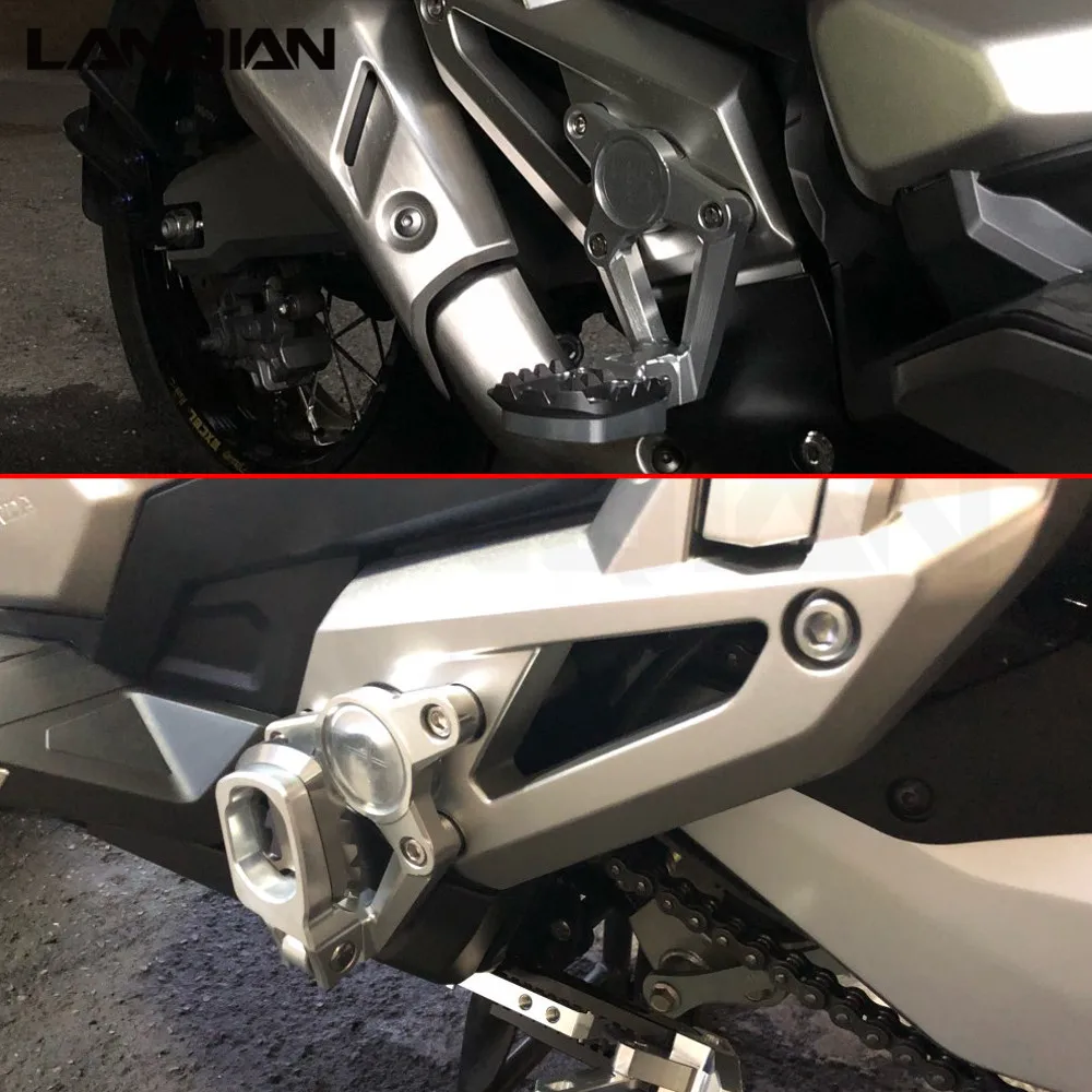 

CNC For HONDA X ADV 750 2017 2018 XADV X-ADV Folding Rear Foot Pegs Footrest Passenger Rear foot Set Motorcycle accessories