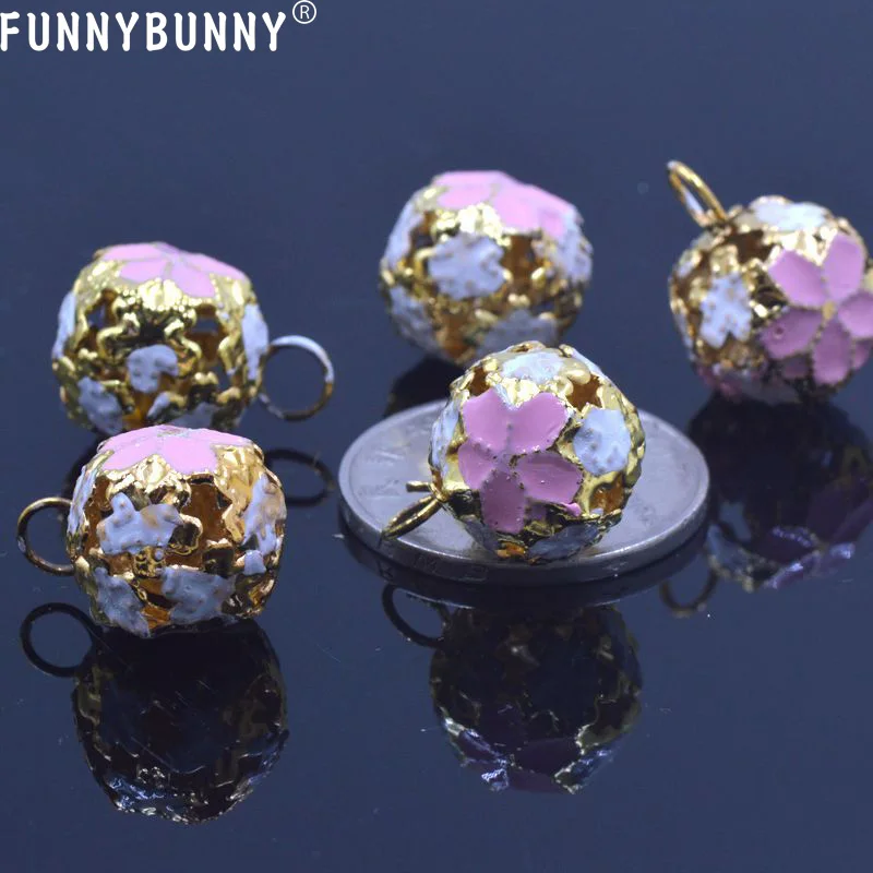 FUNNYBUNNY 10 шт смешанные цвета цветок шар колокольчики украшения Свадебная