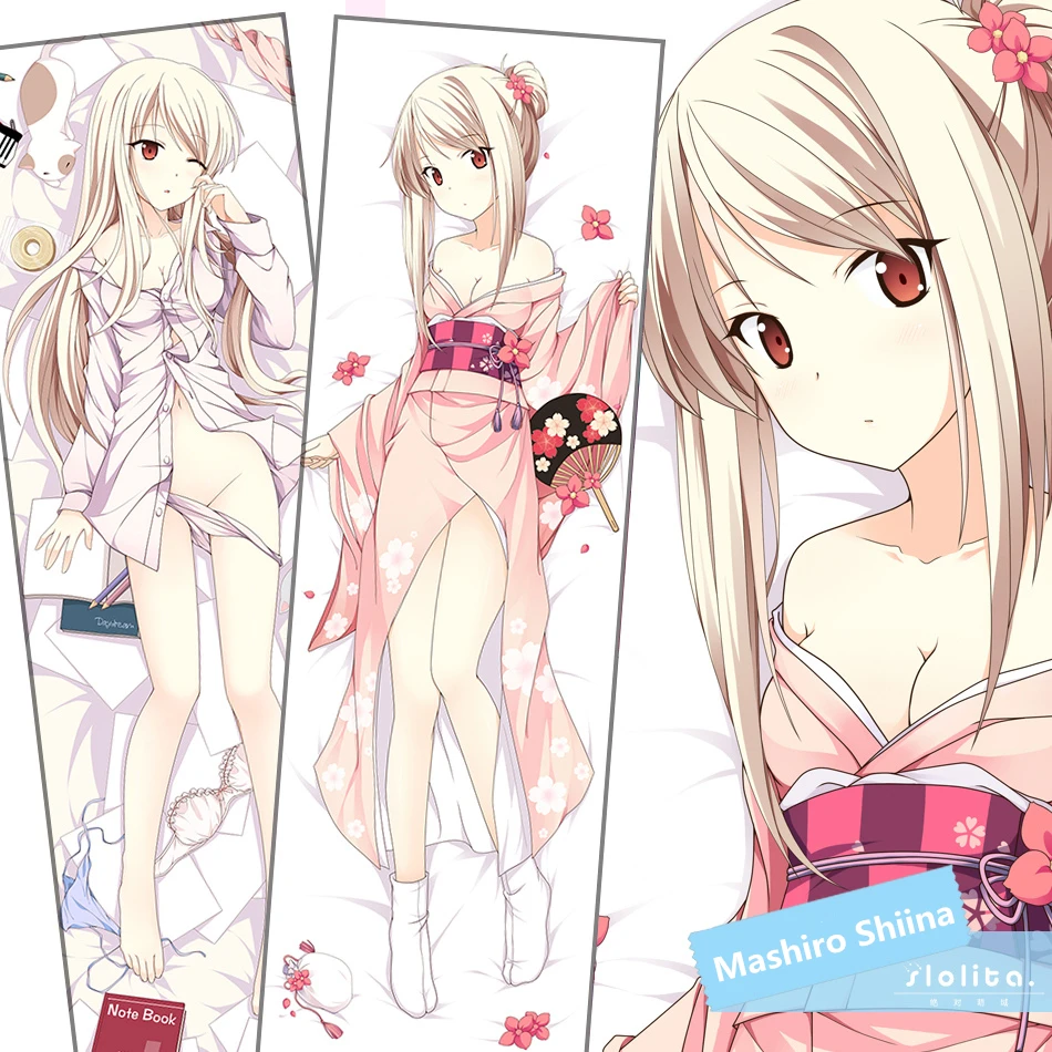 Аниме Sakurasou Pet Girl Mashiro Shiina Сексуальная обнимающая наволочка для тела длинная отаку