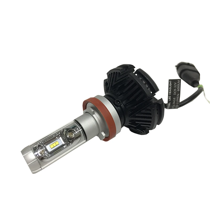 Автомобильная светодиодная фара Carbar # X3 50 вт 6000LM H4 H7 3000K/6500K/8000K чип ZES H1 H11 9005 HB3 9006