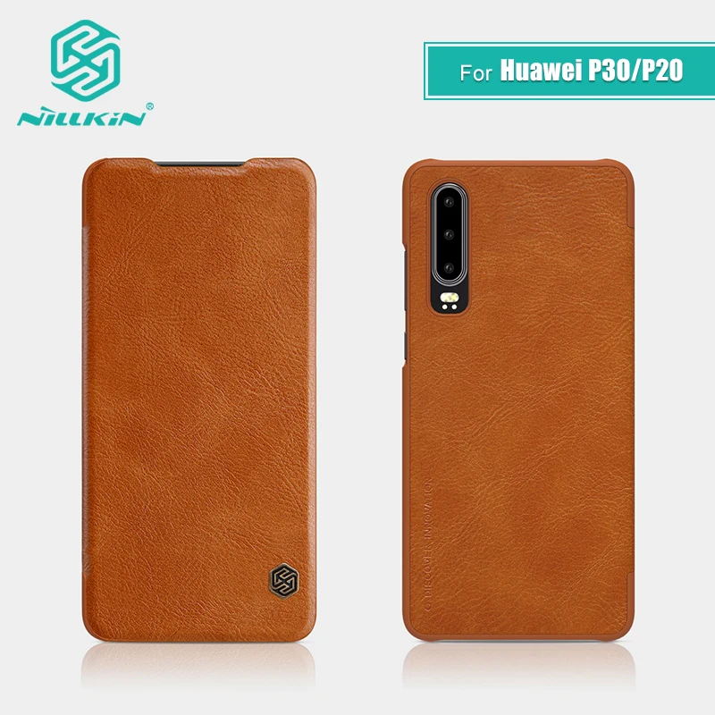 Чехол для huawei p30 6 1 ''NILLKIN винтажный Qin откидной кошелек искусственная кожа PC