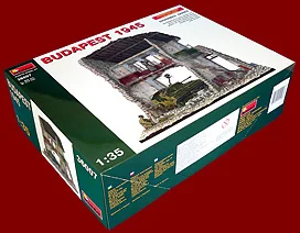 Сборка здания MiniArt сцена модель 36007 1/35 советская Венгерская Budapest Xiang Battlefield Blocks