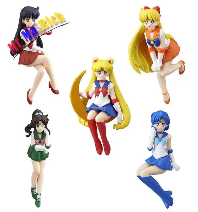 Японское аниме Сейлор Мун фигурка Mizuno Ami Kino Makoto Hino Rei ПВХ Коллекционная модель