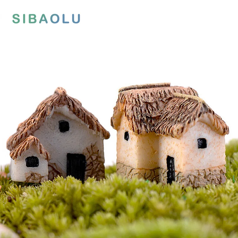 Статуэтка для дома из смолы миниатюрная сказочная фигурка украшения сада