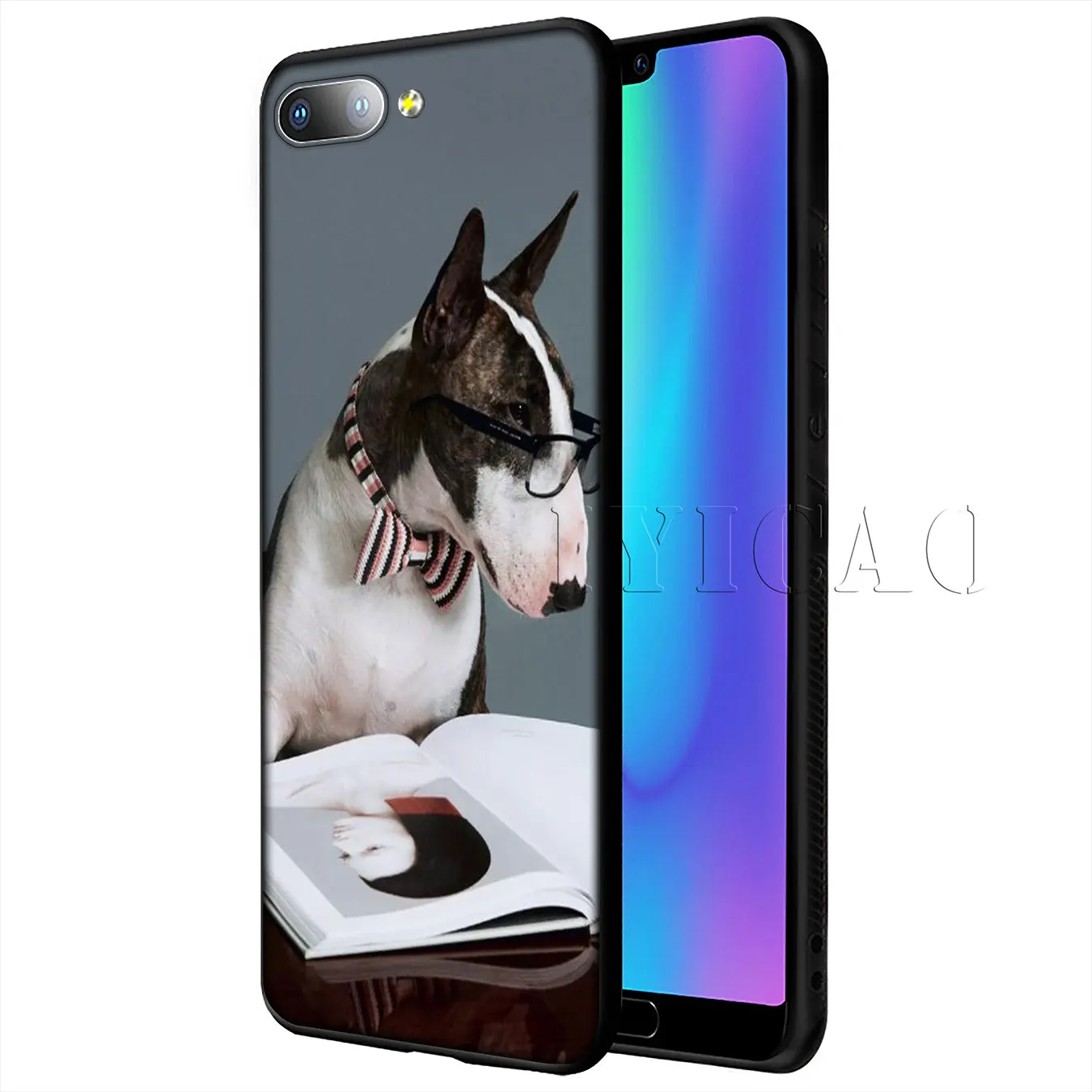 IYICAO бульдотерьер бультерьер собака Новинка Fundas мягкий чехол для huawei P20 Pro P10 P8 P9 P30