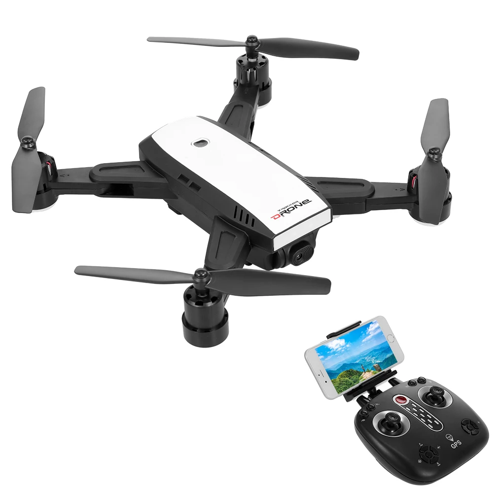 Дрон LH X28G 720P Wifi FPV регулируемая камера GPS позиционирование следуй за мной высота