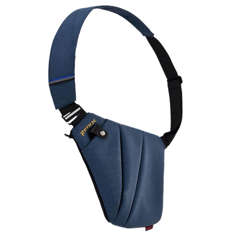 Blue Color Сумка для хранения RIMIX для спорта и отдыха, Диагональная Сумка для хранения, противоугонная сумка с подмышками, многофункциональная сумка на грудь - Цвет: Blue Color