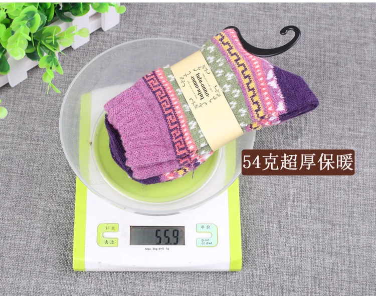 20pcs=10pairs/lot wool Womens Fashion terry Socks Winter keep warm thick sox multi colors high quality women's female woman sock