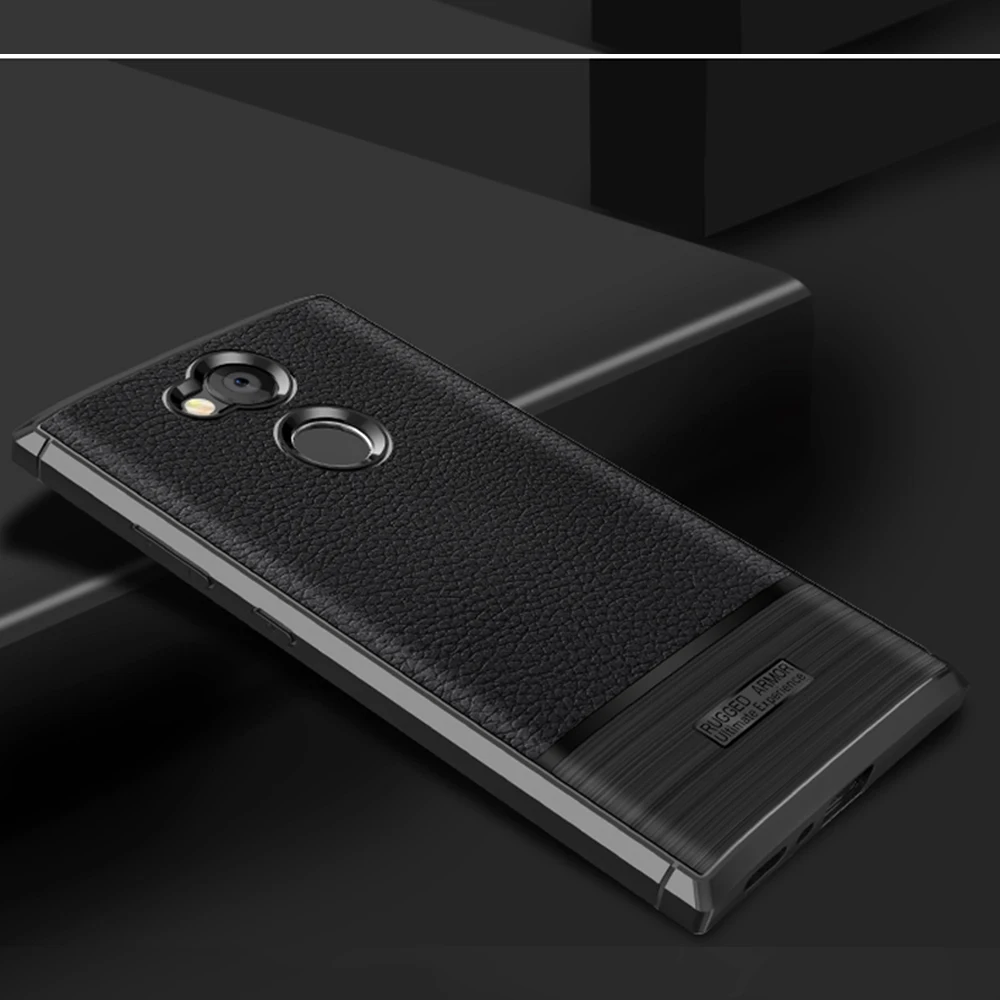 AXBETY coque For Sony Xperia L2 /XA2 Ultra Case Luxury Carbon Fiber Protection Silicon Soft Cover |