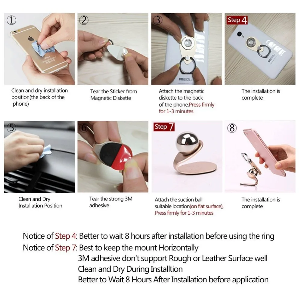 Металлический Универсальный Магнитный 2 в 1 Мобильный автомобильный Стенд