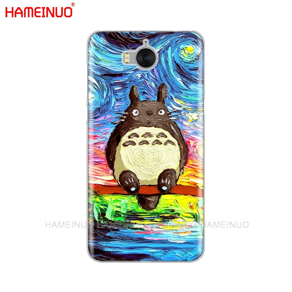 HAMEINUO Van Gogh чехол для сотового телефона с изображением звездной ночи huawei honor 3C 4X 4C 5C
