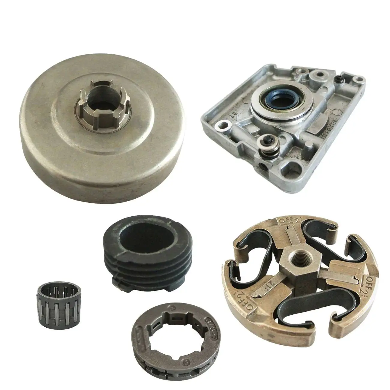 

3/8 "7T Зубчатая Муфта, барабанная звездочка и Червячная Шестерня для HUSQVARNA 266 268 272 61