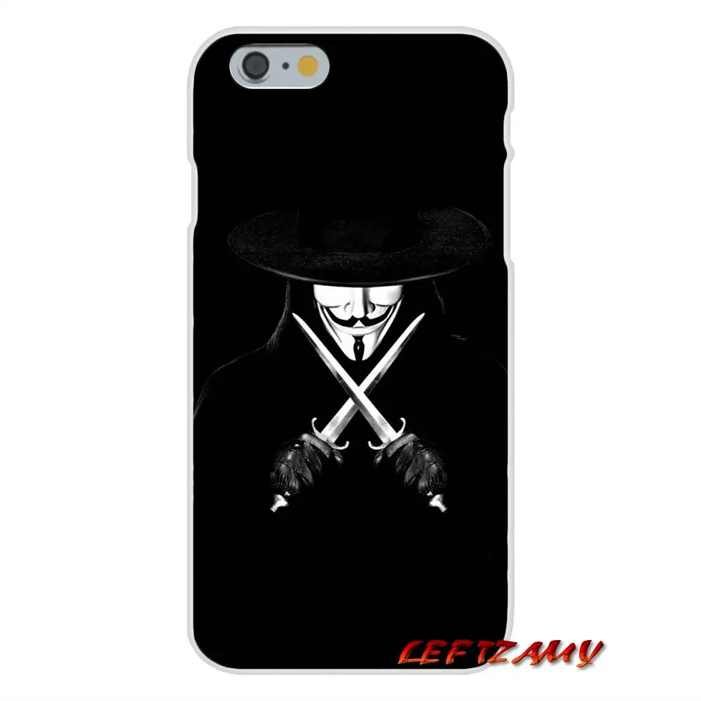 Аксессуары чехлы для телефонов Чехлы iPhone X XR XS MAX 4 4S 5 5S 5C SE 6 6S 7 8 Plus ipod touch V Vendetta cd