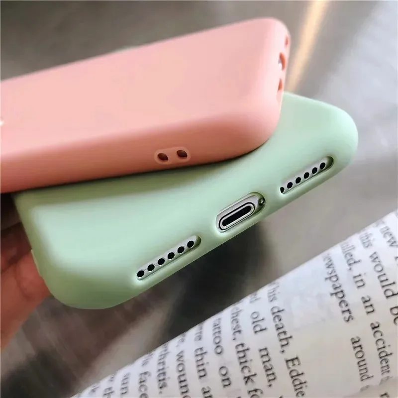 Чехол для IPhone X XR и 6s 6 7 8 Plus 6Plus 7Plus милые конфеты без логотипа Оригинальный Мягкий