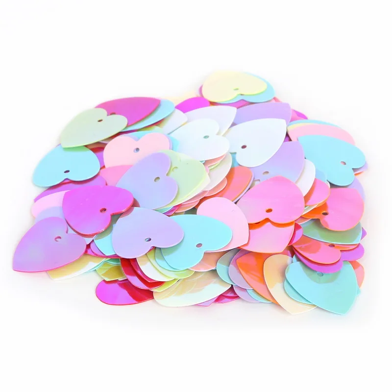 Бусины NiceBeads в форме ракушки/сердца разноцветные свободные пайетки для одежды