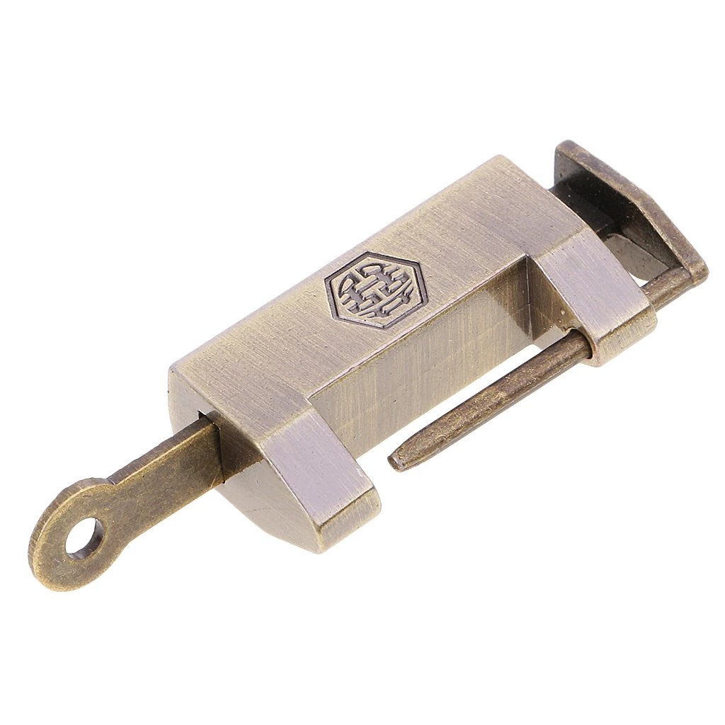 Китайский старинный китайский висячий замок для ювелирных изделий деревянная