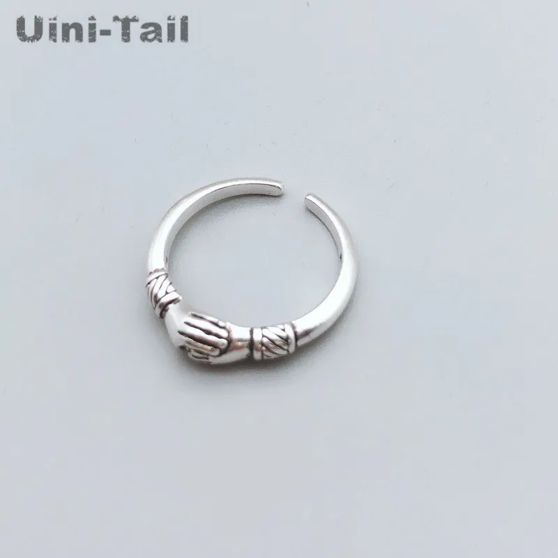 Кольцо Uini Tail открытое из стерлингового серебра 925 пробы в стиле ретро|Кольца| |