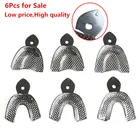 1 комплект стоматологического лабораторного оборудования, размер LMS, верхний нижний отпечаток из нержавеющей стали с отверстиями для стоматологической лаборатории, бесплатная доставка