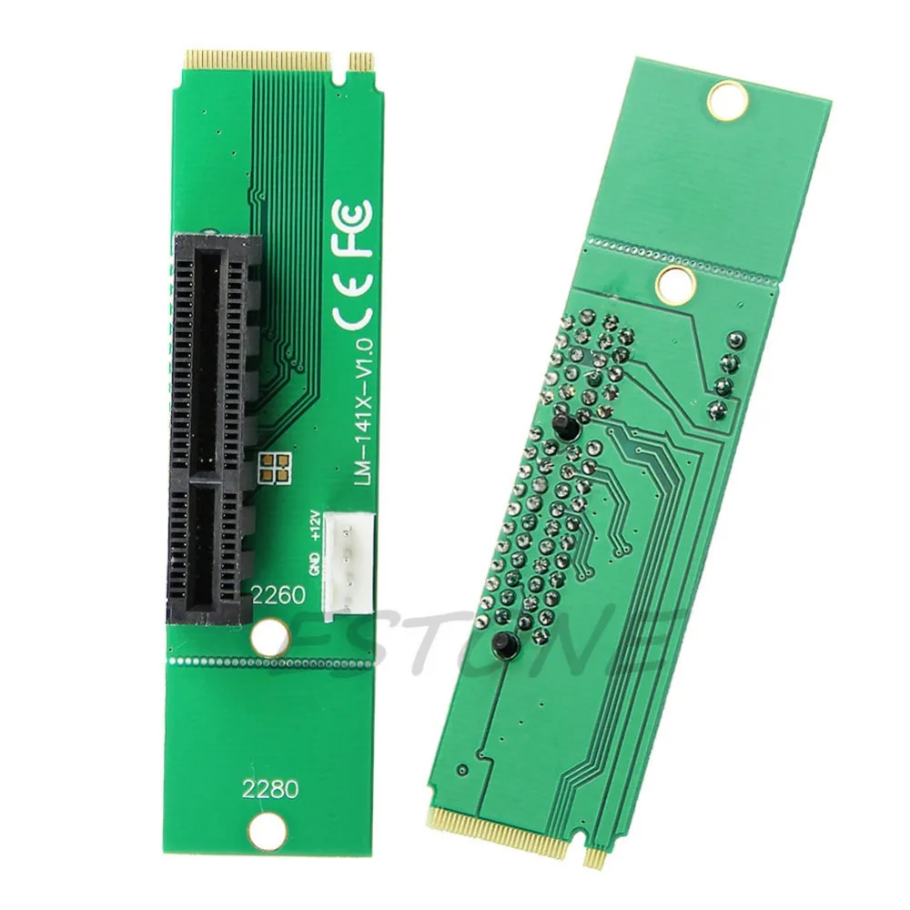 Кабель питания PCI E 4X мама NGFF M.2 M папа с конвертером|pci-e pci-e|pci-e to pci-epci-e m.2 |
