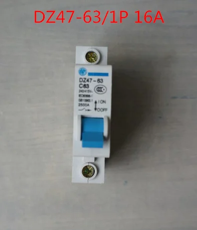 

1P 16A C16 240 В ~ 50 Гц/60 Гц мини-выключатель переменного тока MCB предохранитель безопасности C Тип