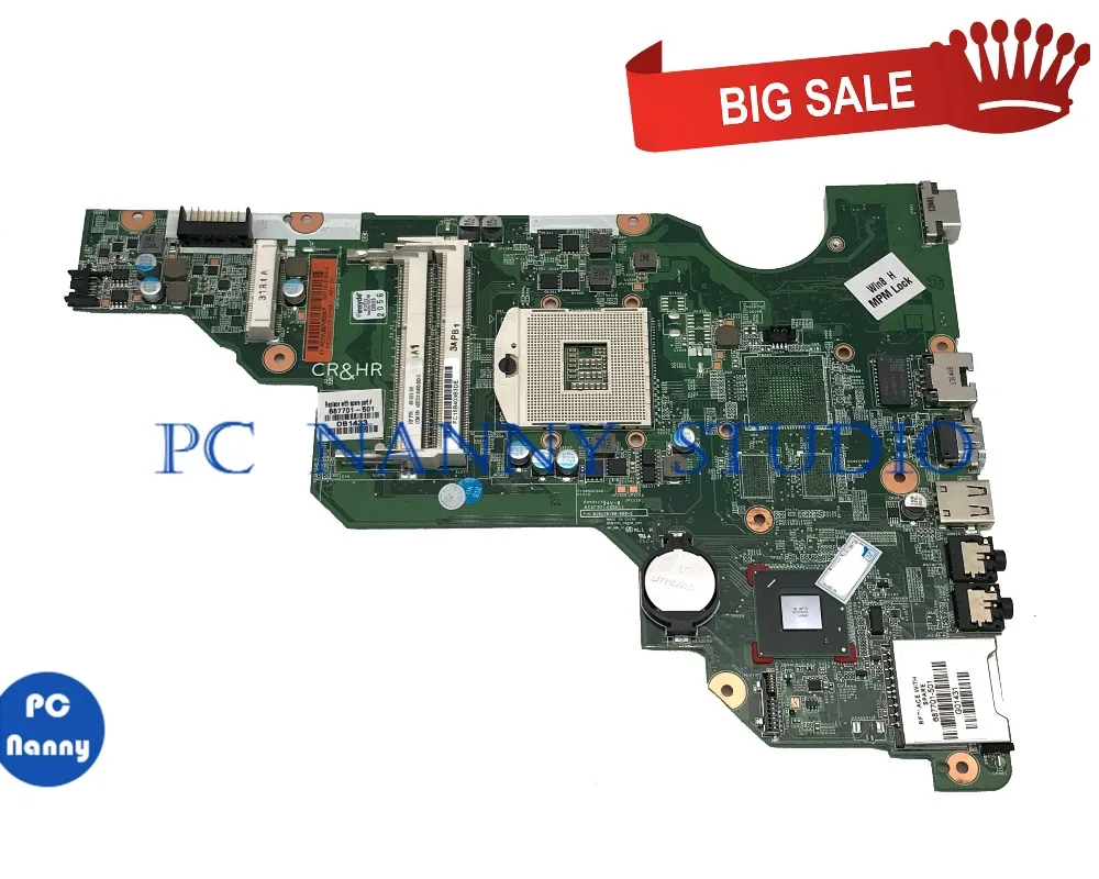 PANANNY для HP 650 CQ58 материнская плата ноутбука 687701 501 001 HM75 s989 DDR3