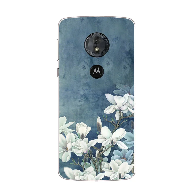 Чехол для Motorola Moto g7 play силиконовый мягкий чехол из ТПУ с изображением драгоценных