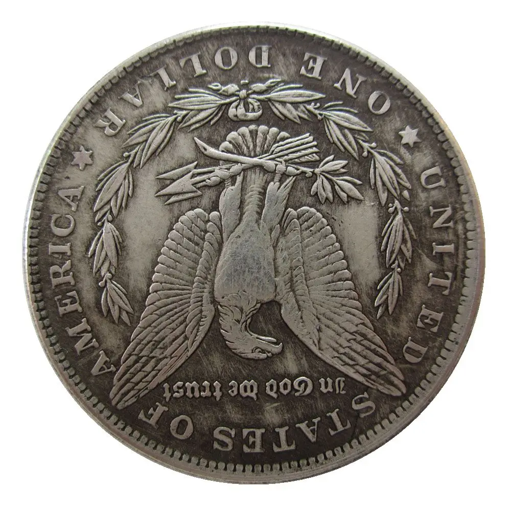 Дата 1921 США Хобо Морган доллар монеты КОПИЯ