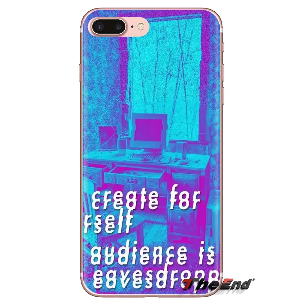 Мягкие прозрачные чехлы для Samsung Galaxy S3 S4 S5 Mini S6 S7 Edge S8 S9 S10 Plus Note 3 4 5 8 9 эстетика vaporwave
