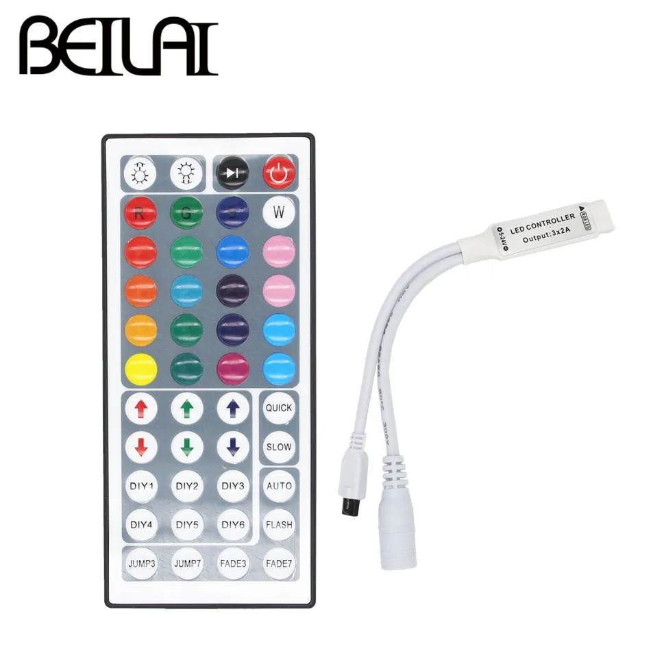 DC 12 V мини 44Key светодиодный RGB инфракрасный пульт дистанционного управления для SMD