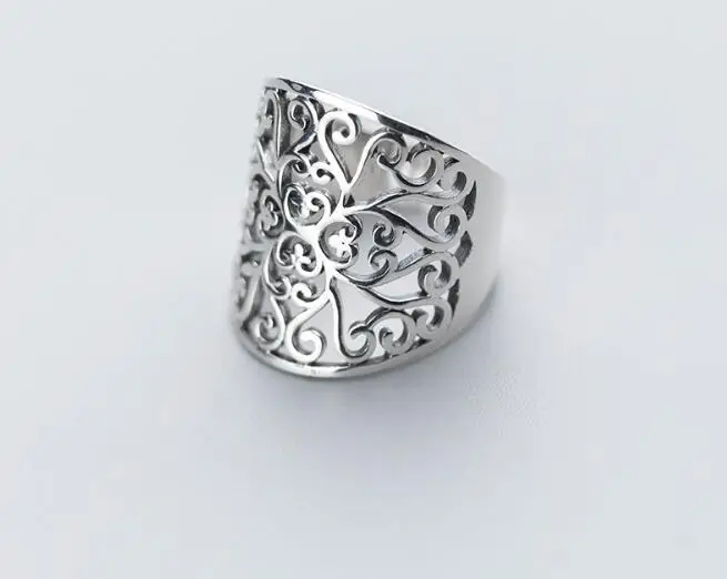 Кольцо из серебра 100% пробы с облаком в стиле ретро|Кольца| |